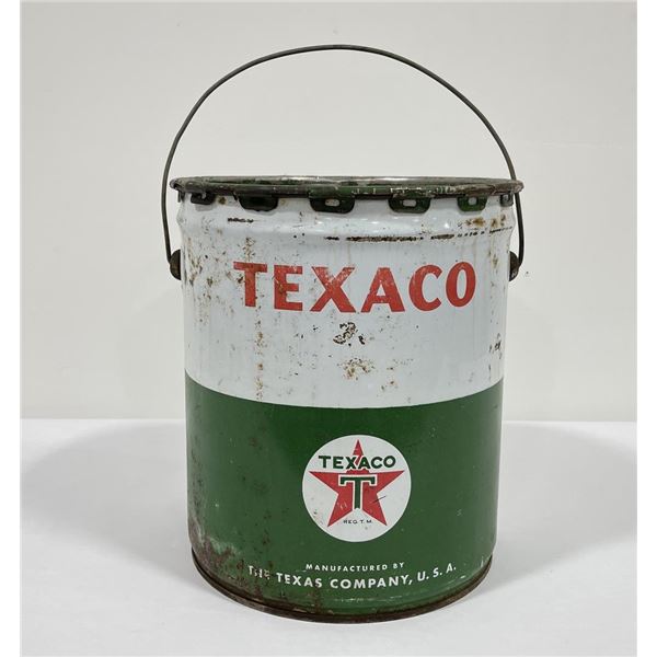 Texaco Oil Can Bucket 35lb