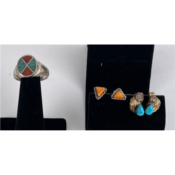 Lot of Navajo Indian Jewelry