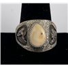 Image 1 : Sterling Silver Montana Elk Tooth Ring