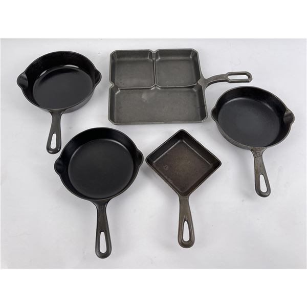 Collection of Griswold Cast Iron Cooking Pans