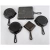 Image 7 : Collection of Griswold Cast Iron Cooking Pans