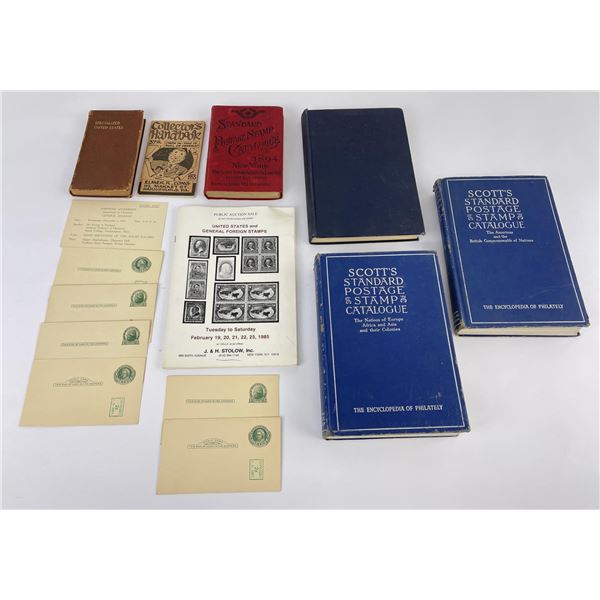 Lot of Antique Stamp Collecting Guides Book