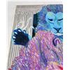 Image 2 : Psychedelic Mid Century Painting of Lions