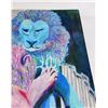 Image 3 : Psychedelic Mid Century Painting of Lions