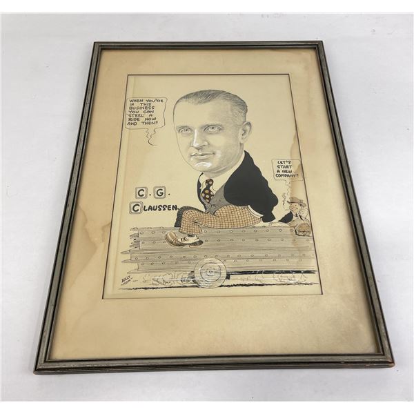 Billy Hon California Cartoonist Caricature