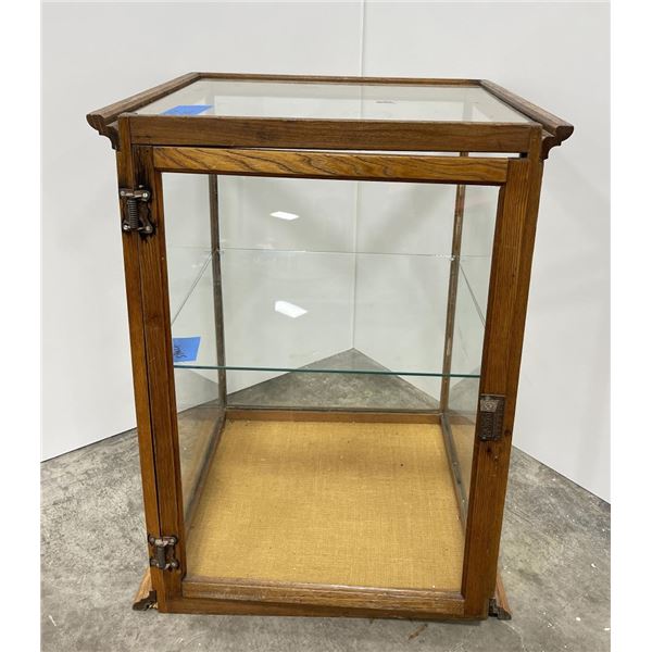 Antique Oak Mercantile Display