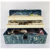 Image 1 : Antique Fishing Tackle Box w/ Lures and Reels