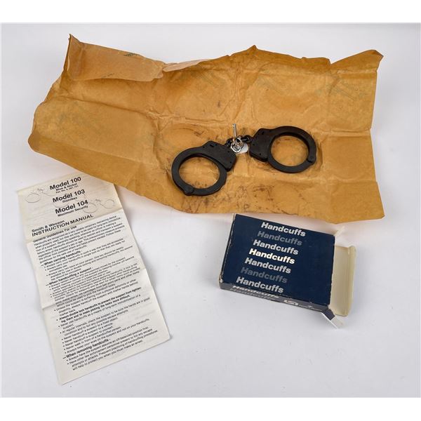 Smith and Wesson Blued Handcuffs