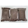 Image 4 : Lot of 3 Military MRE Units