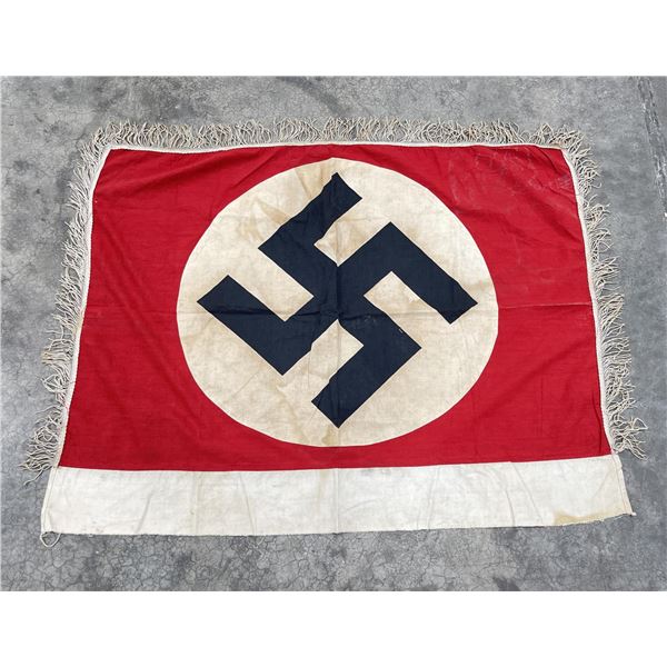 WW2 Nazi German Fringed NSDAP Banner Flag