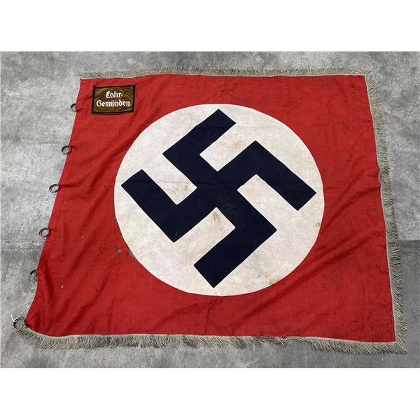 WW2 Nazi German NSDAP Fringed Flag Banner