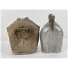 Image 2 : WW2 Trench Art Engraved USMC Canteen