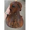 Image 1 : WW1 Trench Art Pyrography Violin Jane Kimball
