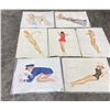 Image 2 : Lot of Vargas Pin Up Girl Magazine Pages