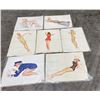 Image 3 : Lot of Vargas Pin Up Girl Magazine Pages