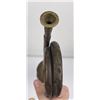 Image 8 : US Regulation Army Cavalry Bugle w/ Yellow Cord