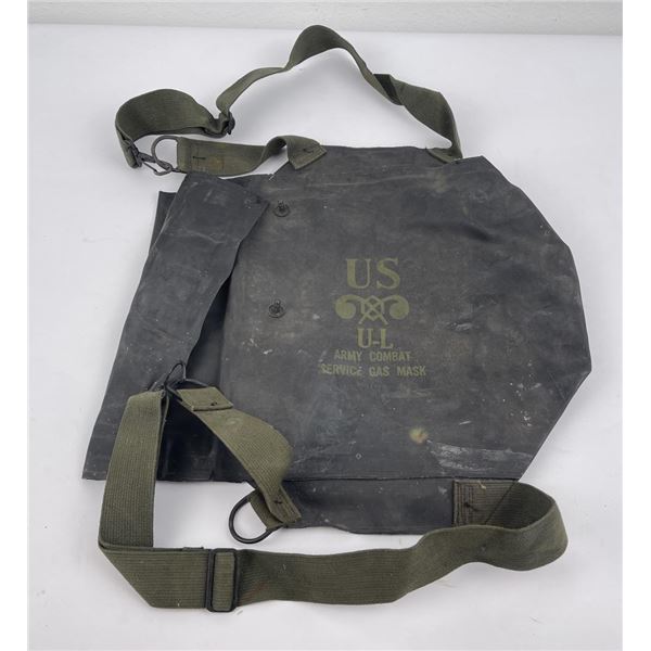 WW2 Army Combat Service Gas Mask U-L