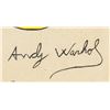 Image 4 : American Pop Ink on Paper Signed Andy Warhol
