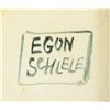Image 2 : Austrian Watercolor Signed Egon Schiele