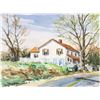 Image 1 : Edward Garbely 1908-1999 US Watercolor Landscape