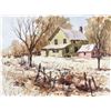 Image 1 : Edward Garbely 1908-1999 US Watercolor Landscape