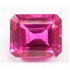 Image 1 : 12.00ct Emerald Cut Pink Natural Ruby GGL