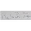 Image 2 : Signed "Marlon Brando" Autograph COA