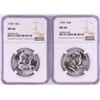 Image 1 : Lot of 1958-1959 Half Dollar Coins NGC MS64