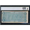 Image 2 : 1864 $5 T-69 Confederate PCGS 64