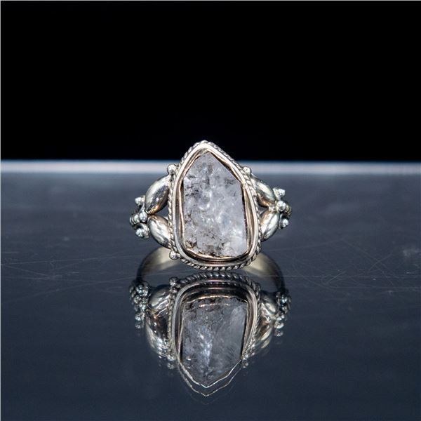 Gorgeous Natural 5.75 Ct Herkimer Diamond Ring
