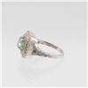 Image 4 : Lab Created 2.5Ct Emerald Green Diamond Ring