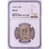 Image 1 : 1954-S Franklin Half Dollar Coin NGC MS64