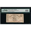 Image 1 : 5 Cent 1863 Raleigh NC Obsolete Note PMG 64EPQ