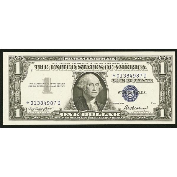 1957 $1 STAR Silver Certificate