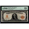 Image 1 : 1907 $10 Gold Certificate PMG 25