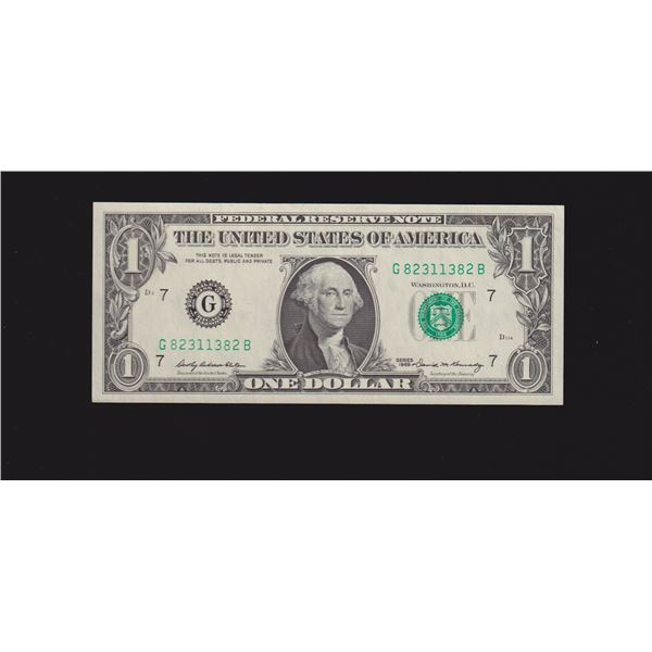 1969 $1 Chicago Federal Reserve Note