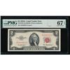 Image 1 : 1953A $2 Legal Tender Note PMG 67EPQ