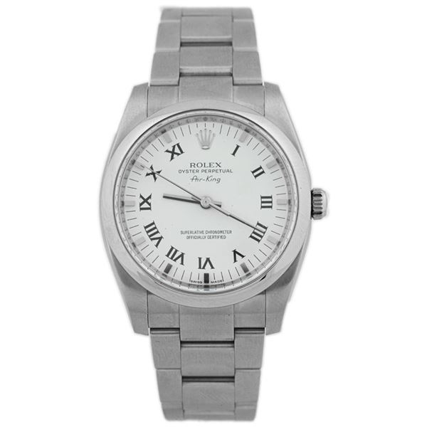 Rolex Unisex Air-King Stainless Steel Watch