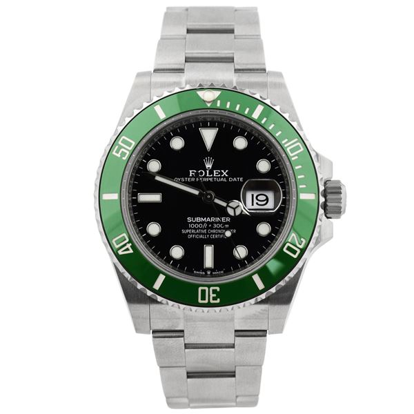 Rolex Mens Submariner Date Starbucks Stainless Steel Watch