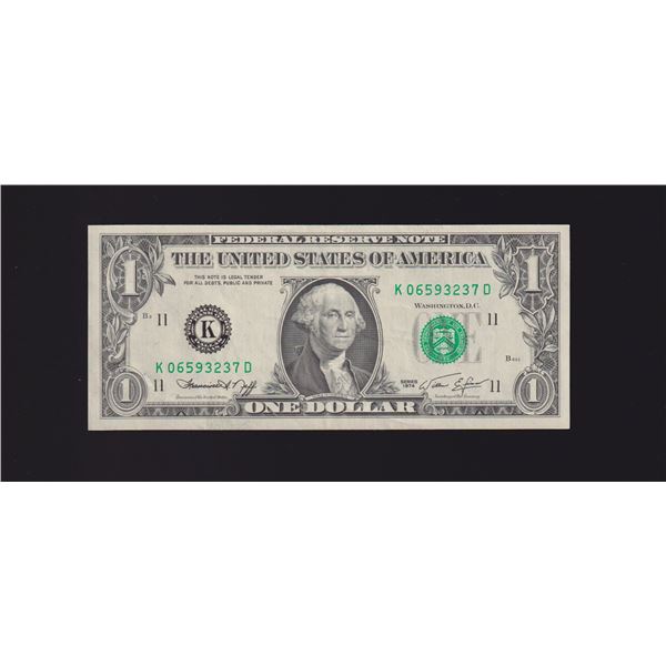 1974 $1 Dallas Federal Reserve Note
