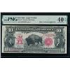 Image 1 : 1901 $10 Bison Legal Tender Note PMG 40EPQ