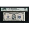 Image 1 : 1934C $5 Silver Certificate PMG 67EPQ