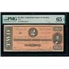Image 1 : 1864 $2 T-70 Confederate PMG 65EPQ