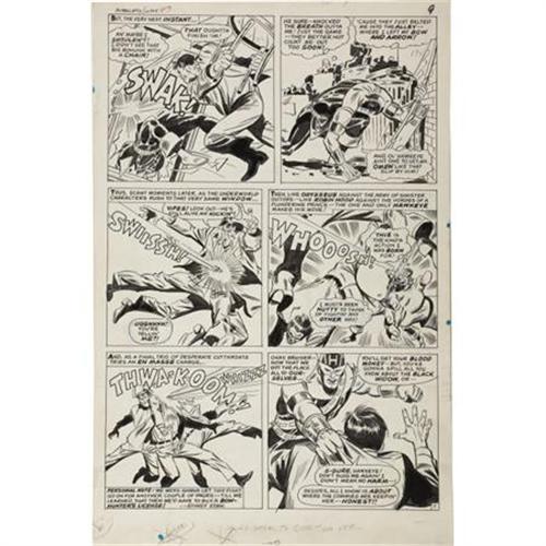John Buscema, George Roussos Avengers Page Art