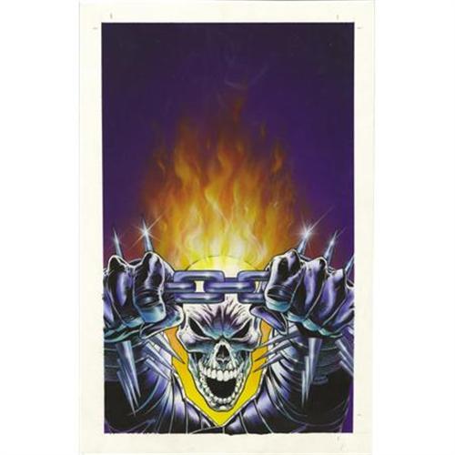 Adam Kubert Original Cover Art Ghost Rider