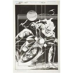Jae Lee Marvel Tales #254 Ghost Rider Art