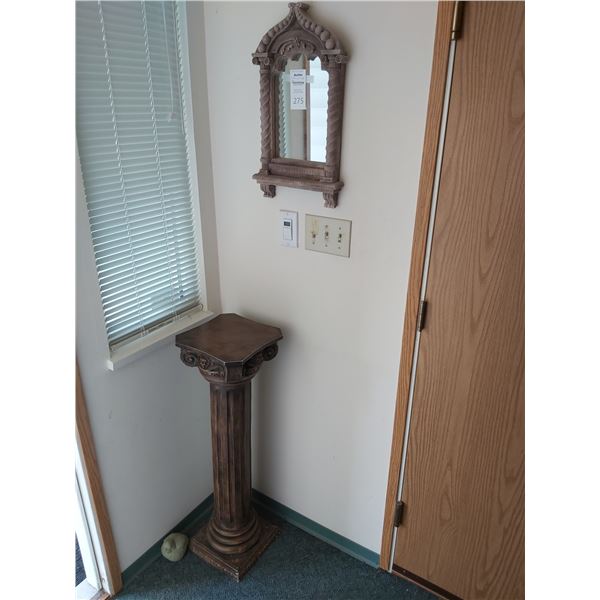 Mirror and Pedestal A