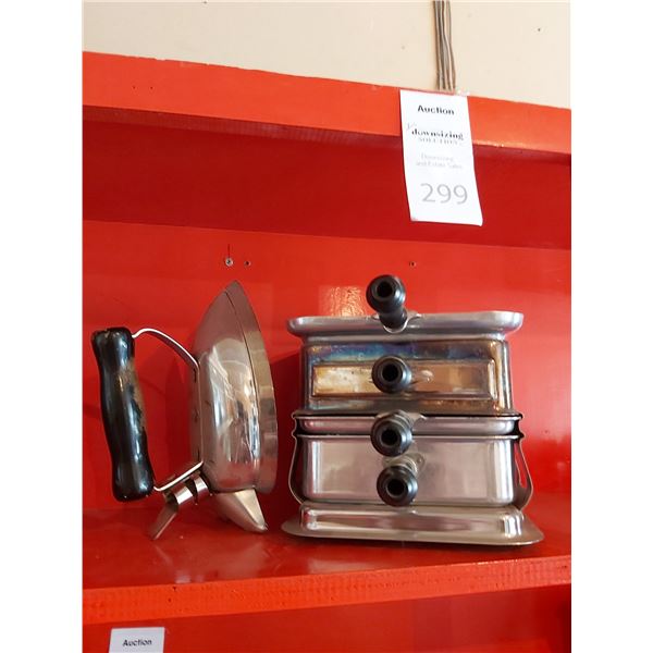 Antique iron and Serving Appliance A