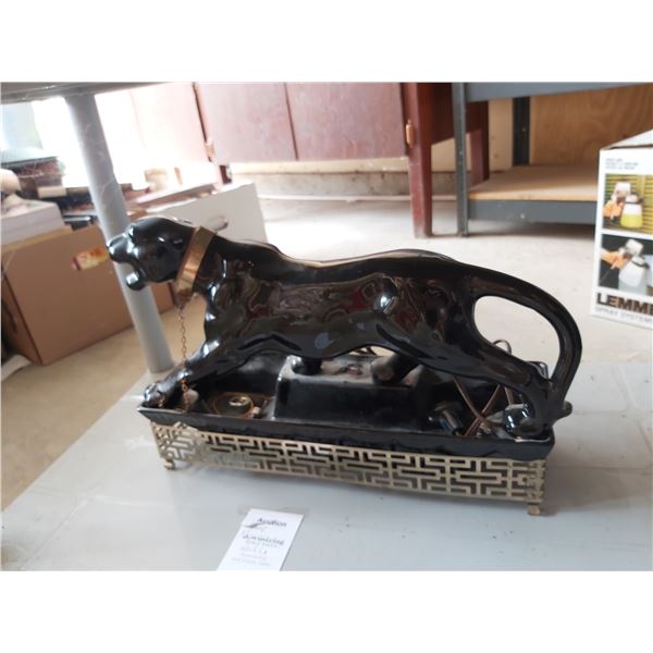 Mid Century Black Panther TV Lamp A