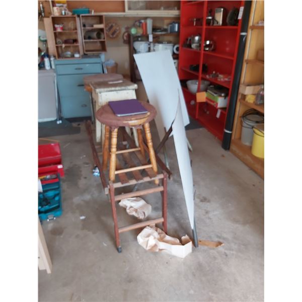 Sign Holders and small Benches